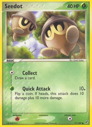 Seedot - 71/107 [Deoxys] Reverse Holofoil