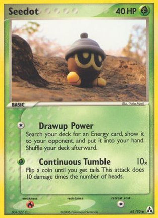 Seedot - 61/92 [Legend Maker] Reverse Holofoil