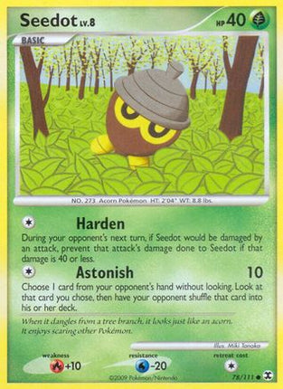 Seedot - 78/106 [Rising Rivals] Reverse Holofoil