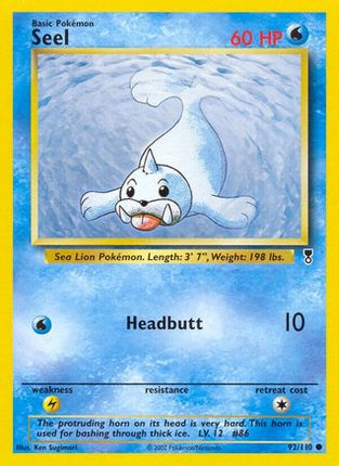 Seel - 92/110 [Legendary Collection] Reverse Holofoil