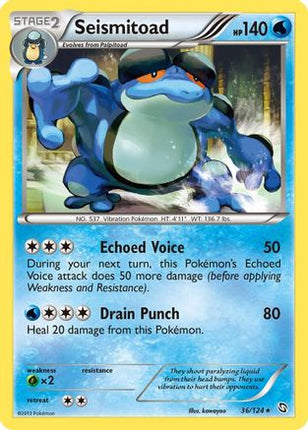 Seismitoad - 36/124 [Dragons Exalted] Reverse Holofoil