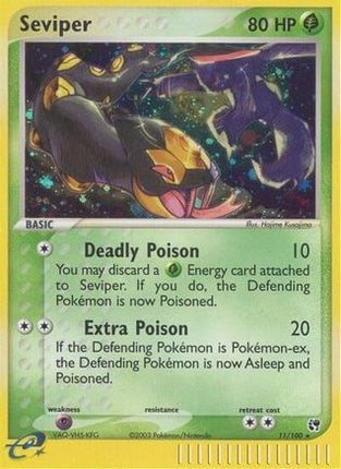 Seviper - 11/109 [Sandstorm] Reverse Holofoil