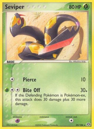 Seviper - 20/106 [Emerald] Reverse Holofoil