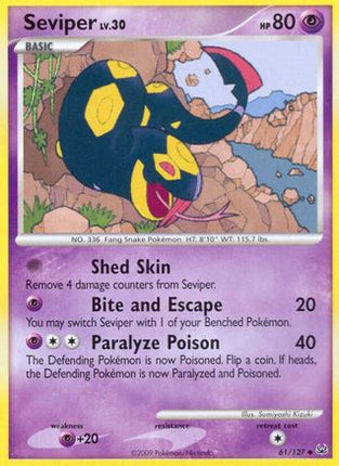 Seviper - 61/106 [Platinum] Reverse Holofoil