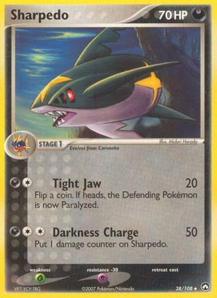 Sharpedo - 38/null [Power Keepers] Reverse Holofoil