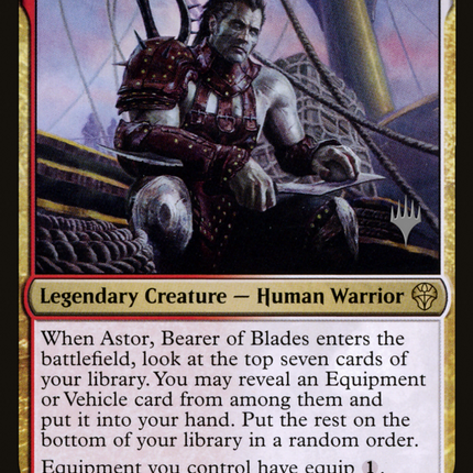 Astor, Bearer of Blades [Dominaria United Promos]