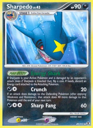 Sharpedo - 49/106 [Rising Rivals] Reverse Holofoil