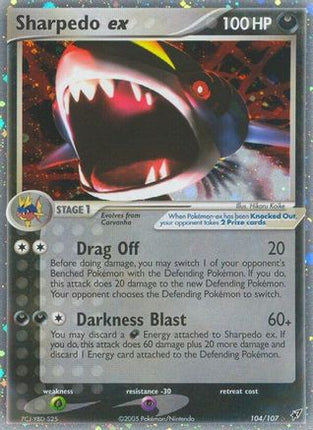 Sharpedo ex - 104/107 [Deoxys]