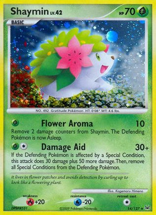 Shaymin (14) - 14/106 [Platinum] Holofoil