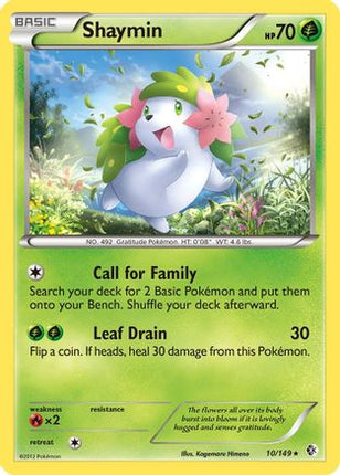 Shaymin - 10/149 [Boundaries Crossed] Reverse Holofoil