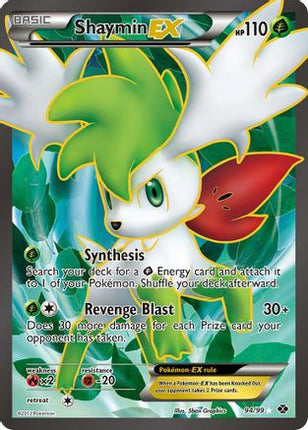 Shaymin EX (94 Full Art) - 94/99 [Next Destinies] Holofoil