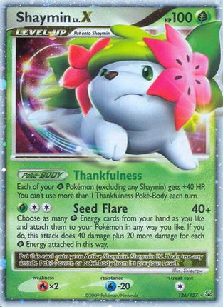 Shaymin Lv.X (Land Forme) - 126/106 [Platinum] Holofoil