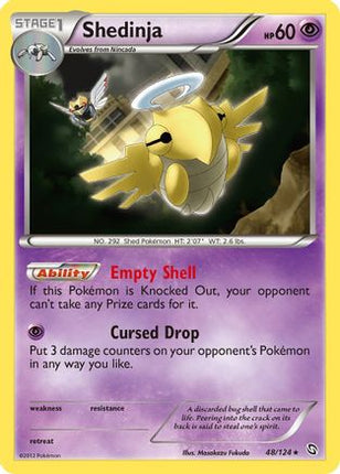 Shedinja - 48/124 [Dragons Exalted] Reverse Holofoil