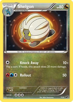 Shelgon - 7/124 [Dragon Vault] Holofoil
