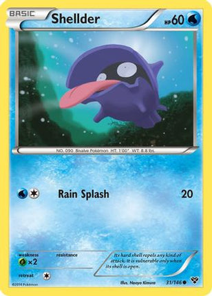 Shellder - 31/106 [XY Base Set]