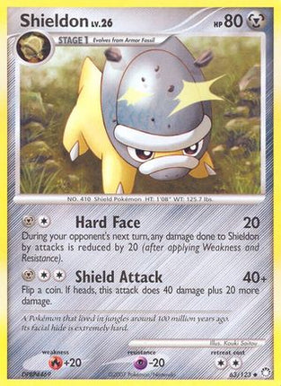 Shieldon - 63/123 [Mysterious Treasures] Reverse Holofoil
