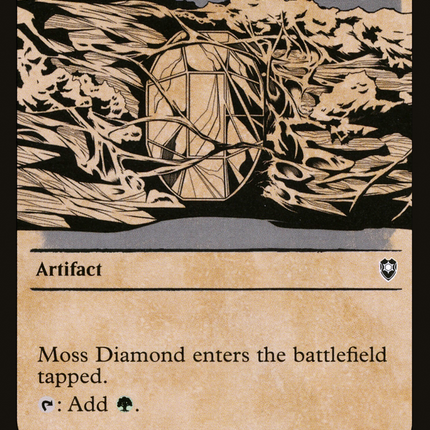 Moss Diamond (Showcase) [Commander Legends: Battle for Baldur's Gate]
