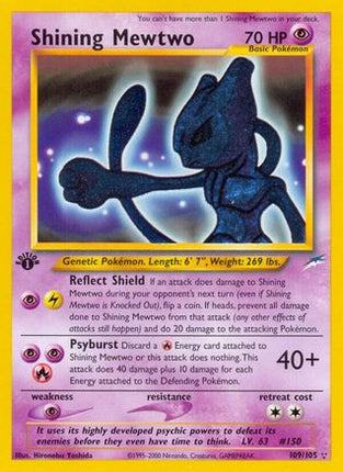 Shining Mewtwo - 109/105 [Neo Destiny] 1st Edition Holofoil
