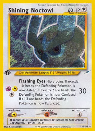 Shining Noctowl - 110/105 [Neo Destiny] 1st Edition Holofoil