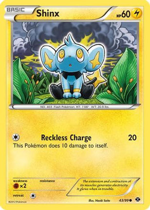 Shinx (43) - 43/99 [Next Destinies] Reverse Holofoil