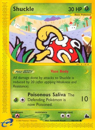 Shuckle - 96/144 [Skyridge] Reverse Holofoil
