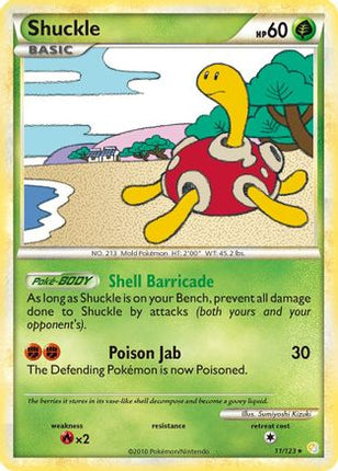 Shuckle - 11/106 [HeartGold SoulSilver] Holofoil