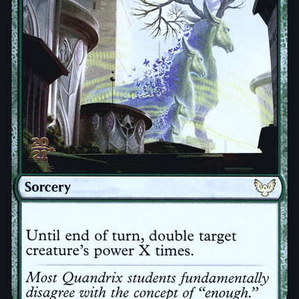 Exponential Growth [Strixhaven: School of Mages Promos] Prerelease Foil