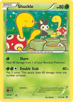Shuckle - 3/106 [Legendary Treasures] Reverse Holofoil
