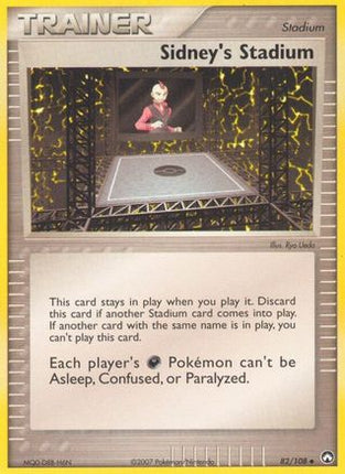 Sidney's Stadium - 82/null [Power Keepers] Reverse Holofoil