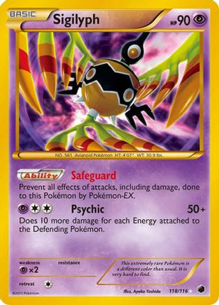 Sigilyph - 118/106 [Plasma Freeze] Holofoil