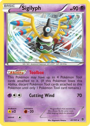 Sigilyph - 41/106 [Plasma Blast] Reverse Holofoil