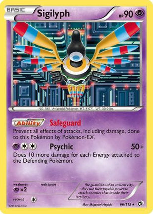 Sigilyph - 66/106 [Legendary Treasures] Holofoil