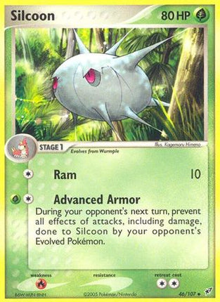 Silcoon - 46/107 [Deoxys] Reverse Holofoil