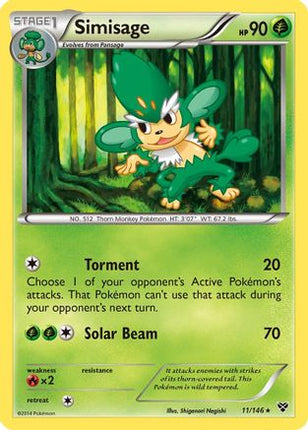 Simisage - 11/106 [XY Base Set]