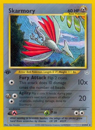 Skarmory - 23/64 [Neo Revelation] 1st Edition