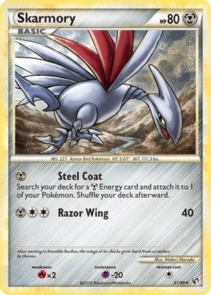 Skarmory - 21/106 [Undaunted] Reverse Holofoil