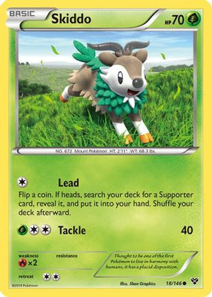 Skiddo - 18/106 [XY Base Set]