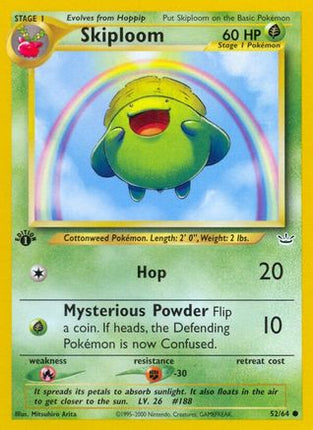 Skiploom - 52/64 [Neo Revelation] 1st Edition