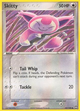 Skitty - 62/108 [Power Keepers] Reverse Holofoil