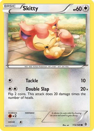 Skitty - 113/149 [Boundaries Crossed] Reverse Holofoil