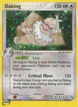 Slaking - 12/109 [Ruby and Sapphire] Reverse Holofoil