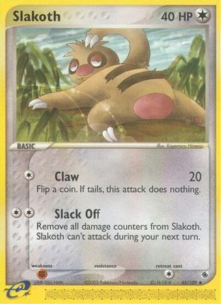 Slakoth - 45/109 [Ruby and Sapphire] Reverse Holofoil