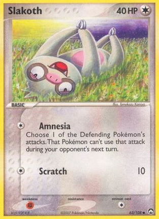 Slakoth - 63/108 [Power Keepers] Reverse Holofoil