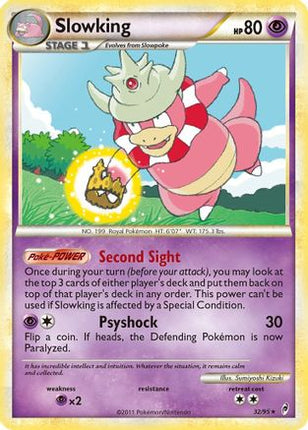 Slowking - 32/95 [Call of Legends] Reverse Holofoil
