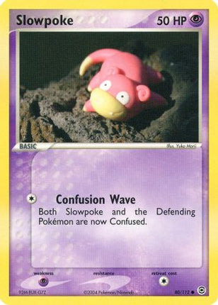 Slowpoke - 80/112 [FireRed & LeafGreen] Reverse Holofoil