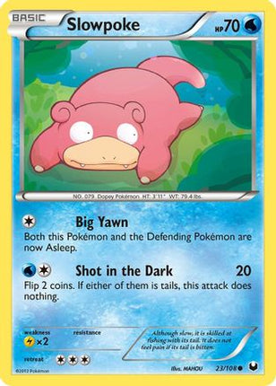 Slowpoke - 23/108 [Dark Explorers] Reverse Holofoil