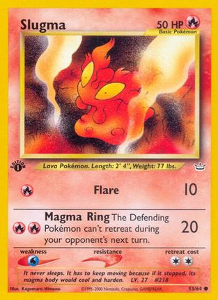 Slugma - 53/64 [Neo Revelation] 1st Edition