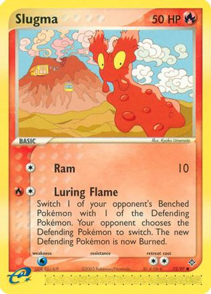 Slugma - 72/97 [Dragon] Reverse Holofoil