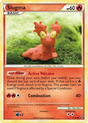 Slugma - 67/106 [Undaunted] Reverse Holofoil