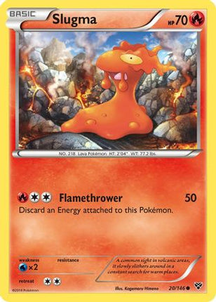 Slugma - 20/106 [XY Base Set] Reverse Holofoil